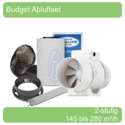 Abluftset Budget 2-Stufig