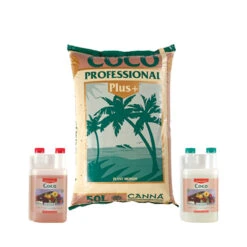 Canna Coco Professional Plus 50 L + Canna Coco A & B Je 1 L Dünger Kokos