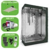 GrowBox Komplettset RoyalRoom 100x50x160 Lucilu Shuttle LED