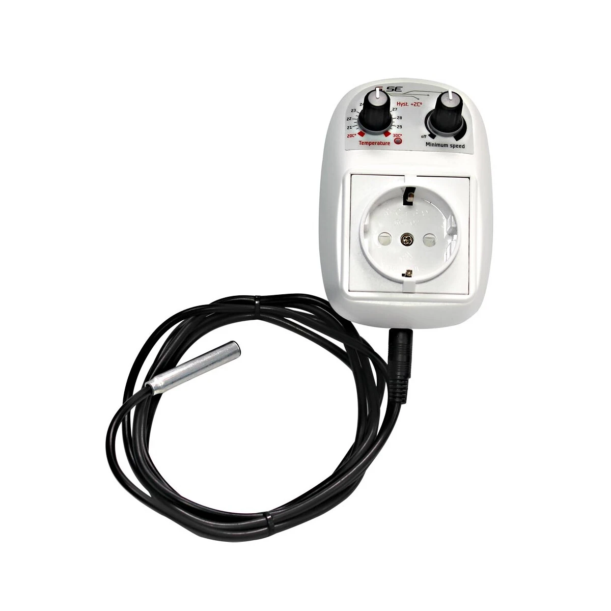 GSE AC Steckdosen Klima-Regler, Temperatur Und Minimalgeschwindigkeit 1-Fan 5 A 1 GSE AC Steckdosen Klima-Regler, Temperatur Und Minimalgeschwindigkeit 1-Fan 5 A