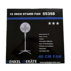 Lifetime Air Standventilator 40 Cm 3-Stufen Weiß