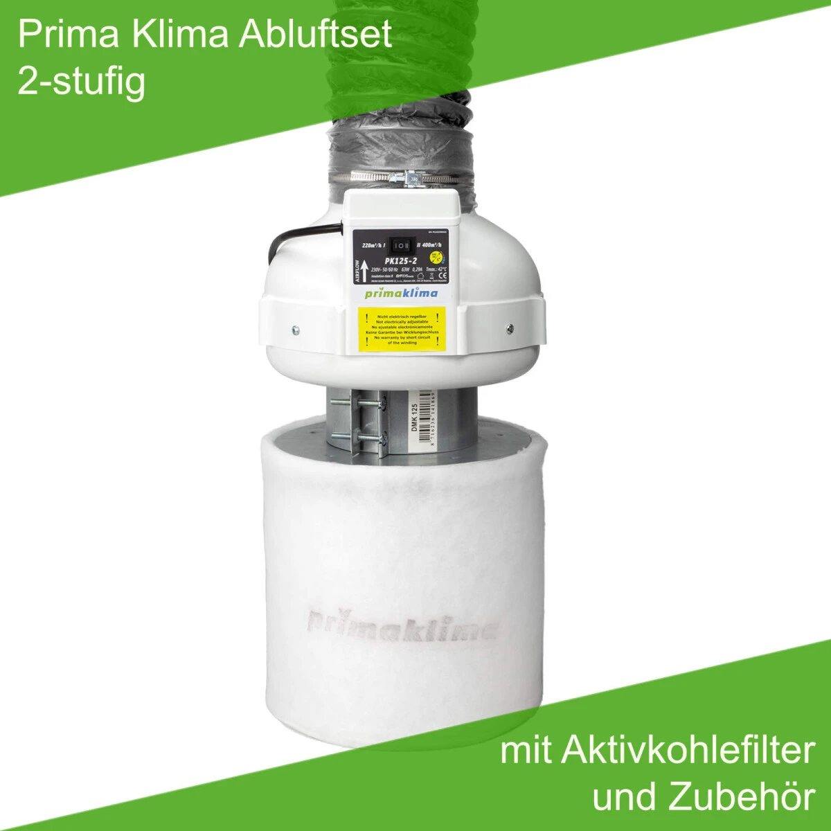 Prima Klima Abluftset 2-stufig 1 Prima Klima Abluftset 2-stufig