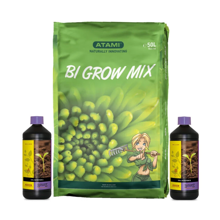 Ram Verkaufsgeschäft -Ram Verkaufsgeschäft atami bi growmix 50 l biologisch vorgeduengte erde soil duenger a b je 1 liter 768x768 1